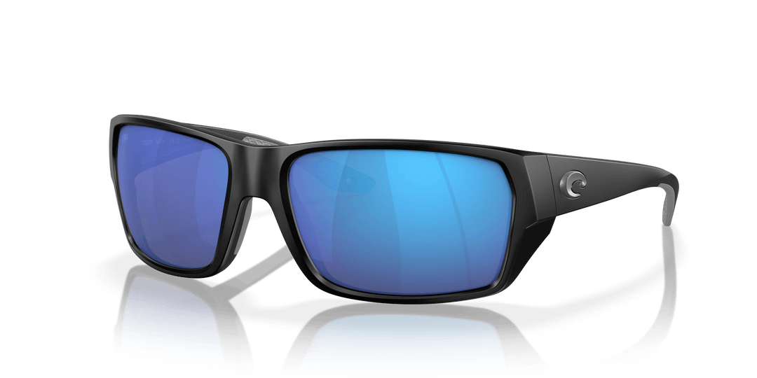 Costa Polarized Sunglasses Accessories Costa Del Mar Tailfin Matte Black Blue Mirror Polarized Glass