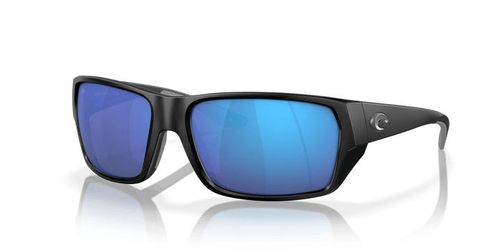 Costa Polarized Sunglasses Accessories Costa Del Mar Tailfin Matte Black Blue Mirror Polarized Glass