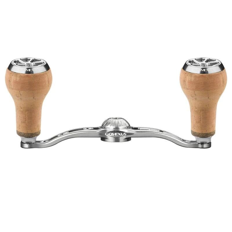 Gomexus Aluminum Handle for Baitcasting Reel with Cork Knob BDH-CA27 Reel Parts Gomexus White 8x5mm 120mm