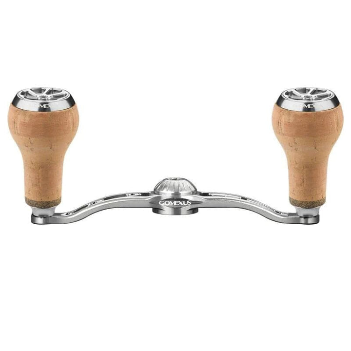 Gomexus Aluminum Handle for Baitcasting Reel with Cork Knob BDH-CA27 Reel Parts Gomexus White 8x5mm 120mm
