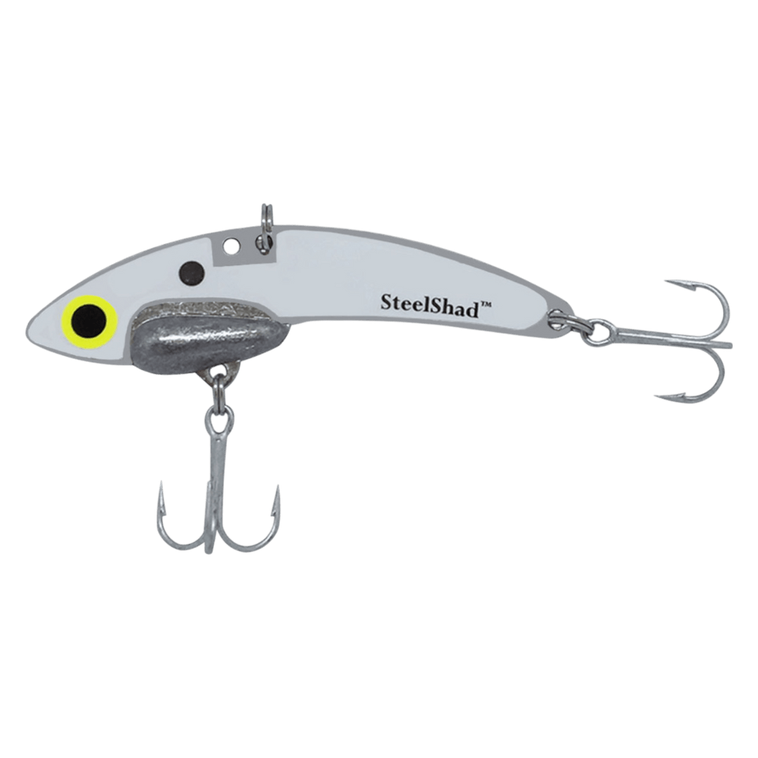 SteelShad Original Blade Bait SteelShad White Shad 