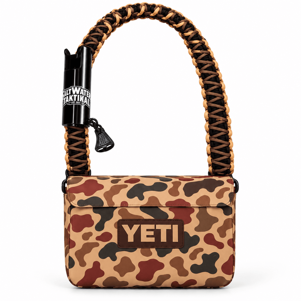 Salt Water Taktikal - Limited Edition Wetlands Camo Combo Salt Water Taktikal 3L Duck Camo (Tan & Brown Strap) 