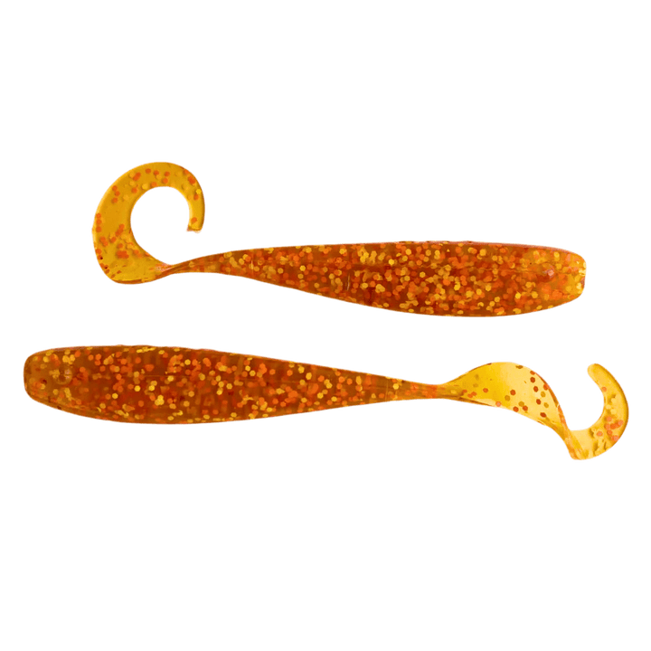 A.M. Fishing - Garlic Infused Soft Plastics Lure A.M. Fishing 4in - 8pk UV Honey 