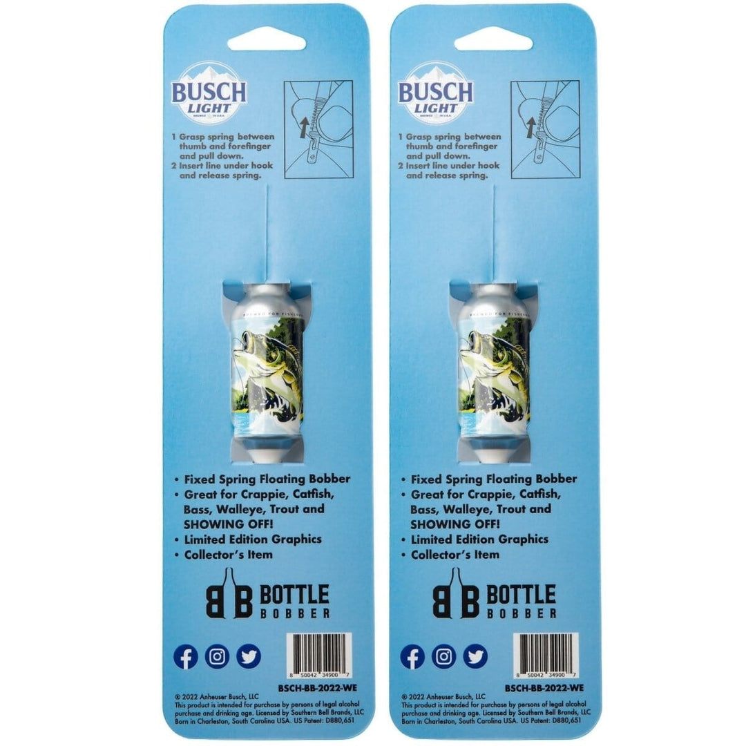 busch light fishing pole Bottle Bobbers