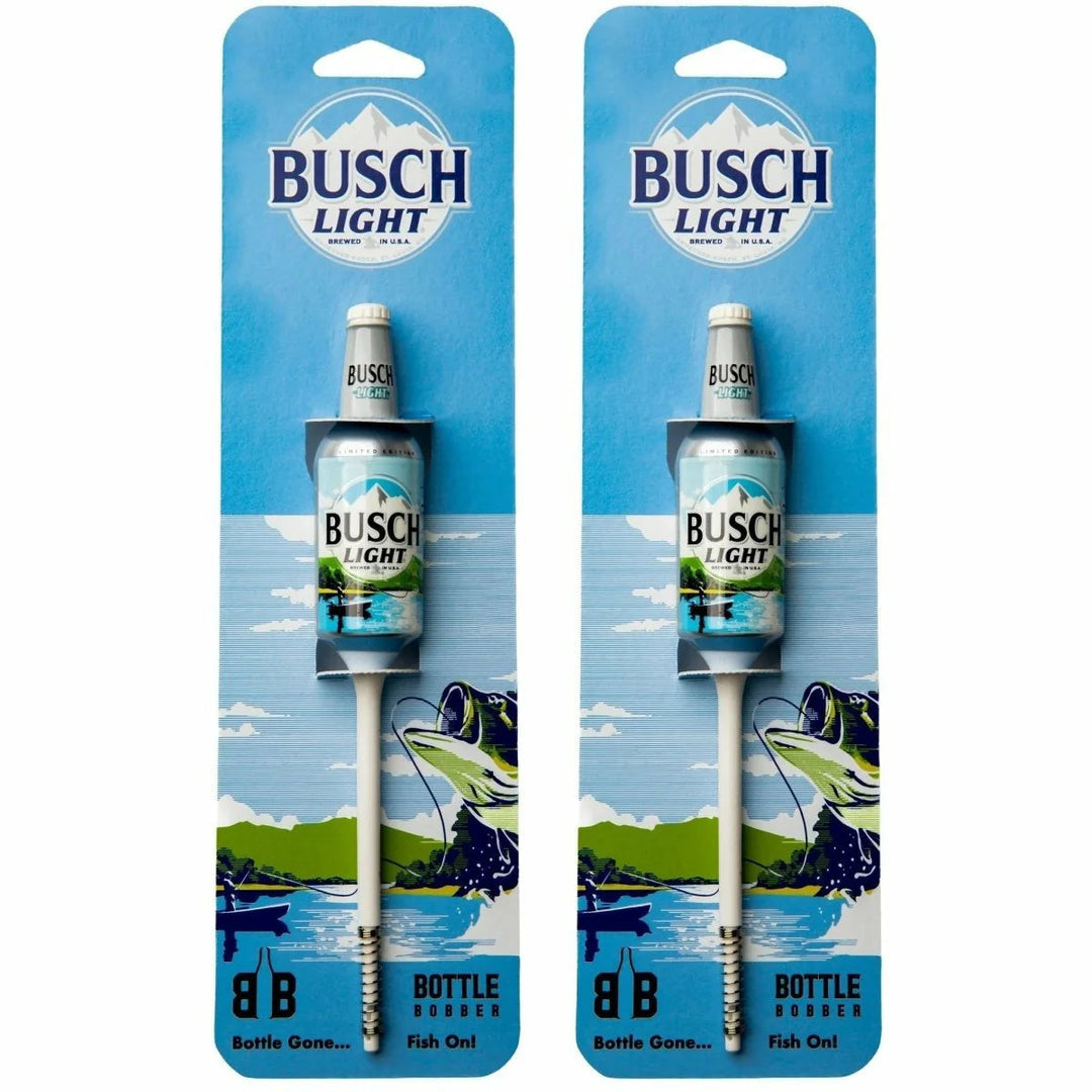 busch light commercial fish hook Bottle Bobbers