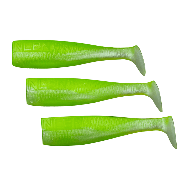 NLBN - 5" Paddle Tail NLBN Lime Sider 