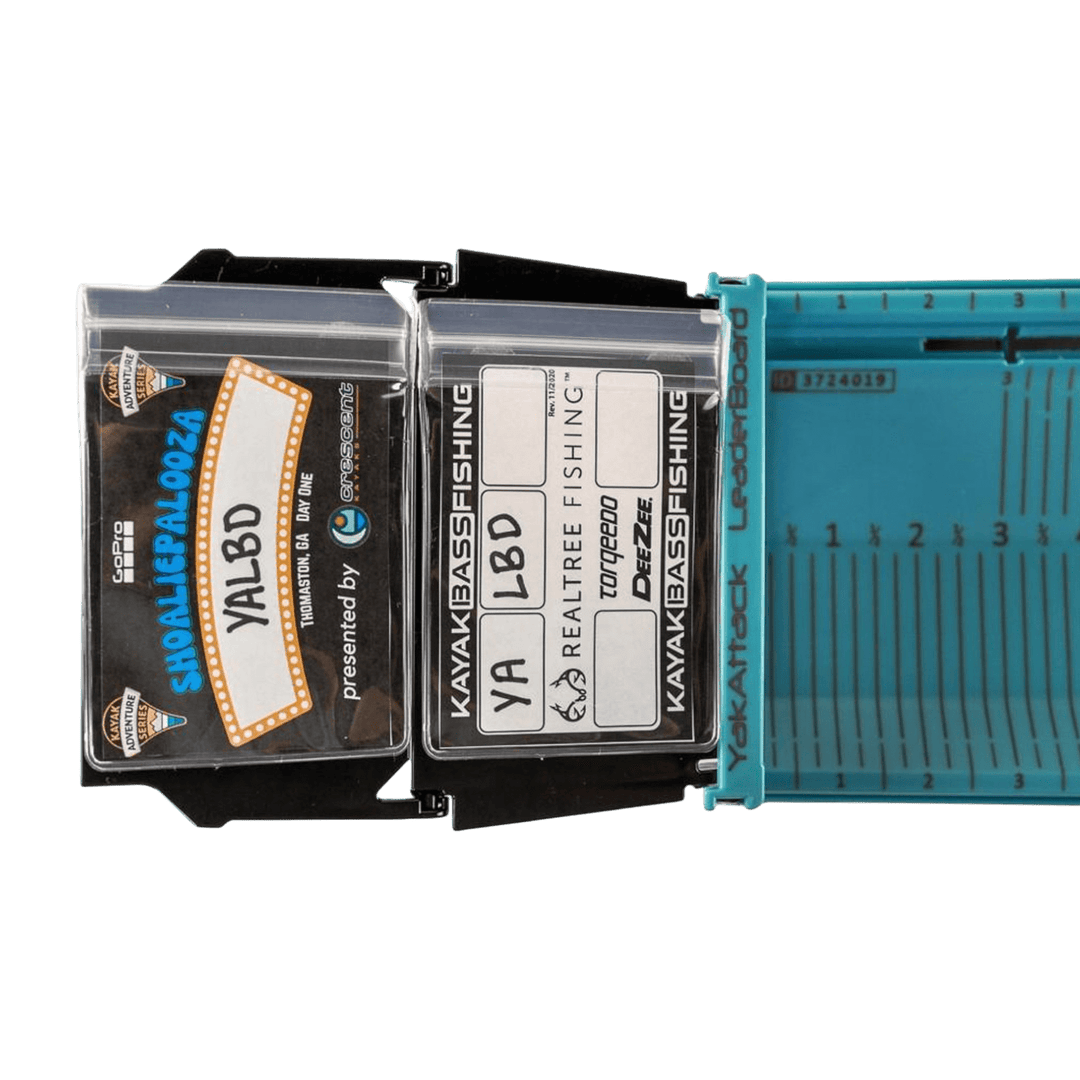 LeaderBoard - 28" Measuring Board with Built-In Identifier Holders and Cull Tabs, Glacier Blue YakAttack 