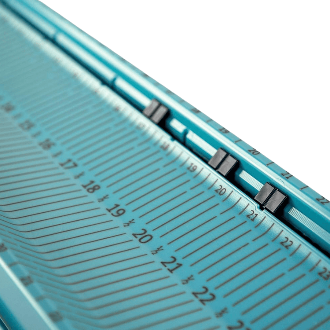 LeaderBoard - 28" Measuring Board with Built-In Identifier Holders and Cull Tabs, Glacier Blue YakAttack 