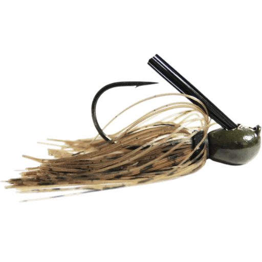 Missile Jigs - Ike's Mini Flip Jig Lure Missile Baits Green Pumpkin 3/8oz 