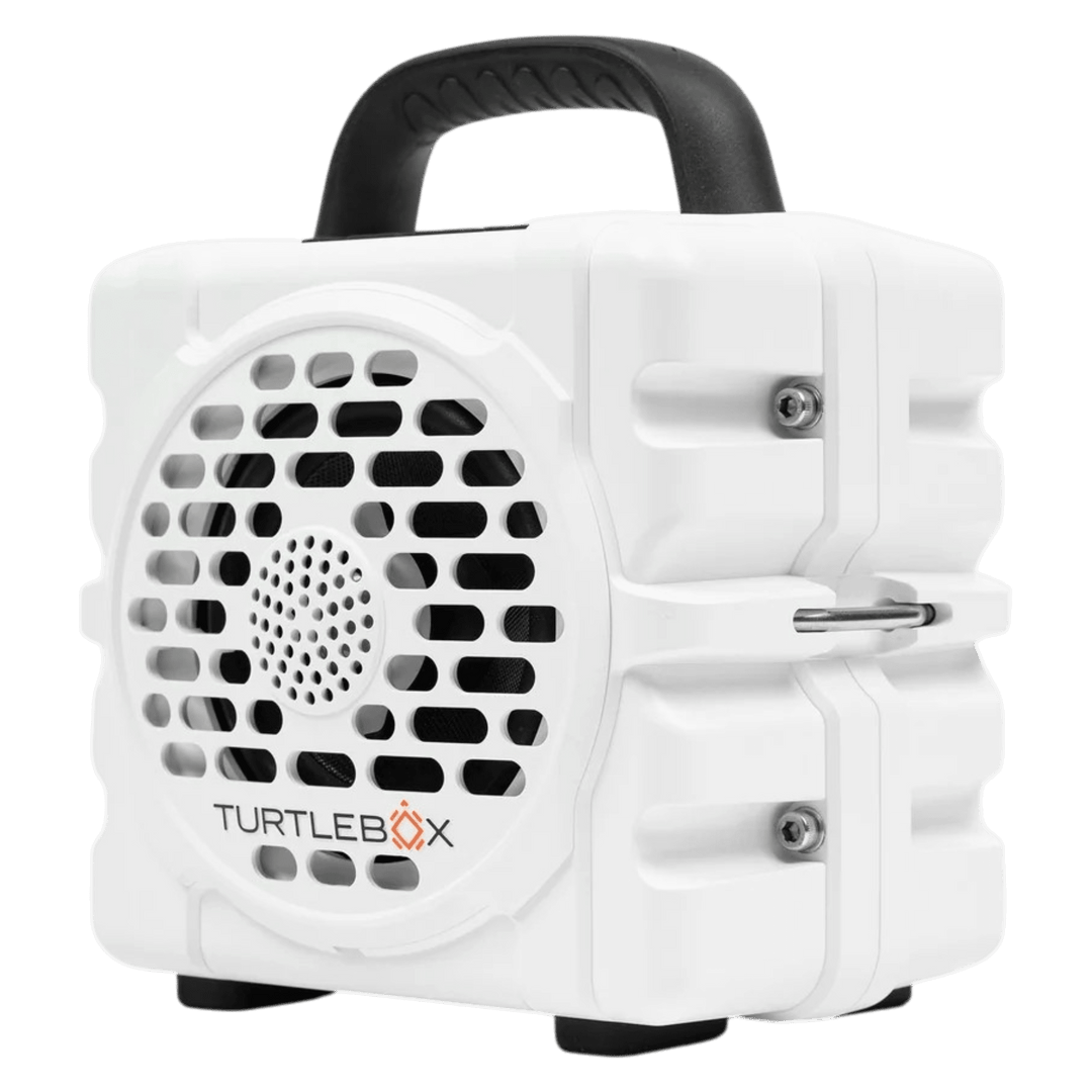 TURTLEBOX Cub Compact Portable Bluetooth Speaker Accessories Turtlebox White 