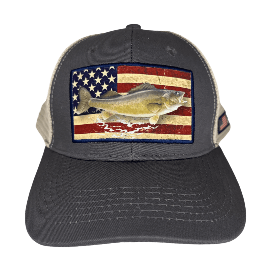 Reel Angler USA Vintage Snapback Line Cutterz 