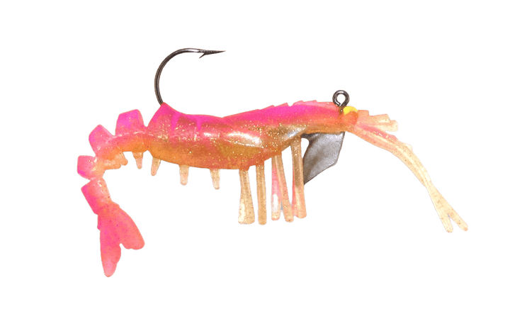 Vudu Shrimp - 2pk Lure Egret Baits 2in - 1/16oz Pink 