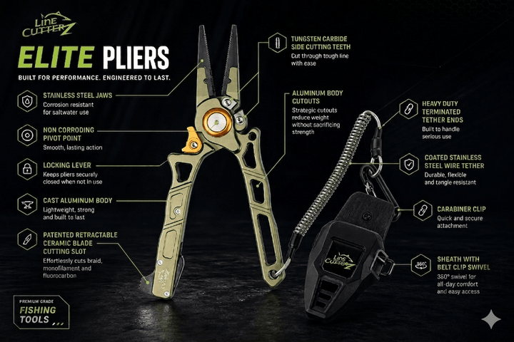 Line Cutterz Elite Pliers Cutter Tool Line Cutterz 