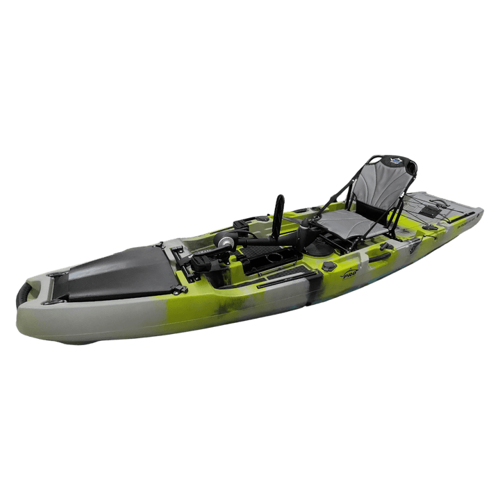 Pro Fish Gear - Fin Finder 105 Pedal Drive Kayak Kayaks Line Cutterz Hydra Venom Green 