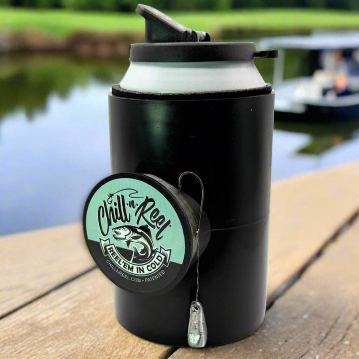 Original Chill-N-Reel Fishing Reel Chill-N-Reel® Spill Guard Included Black 