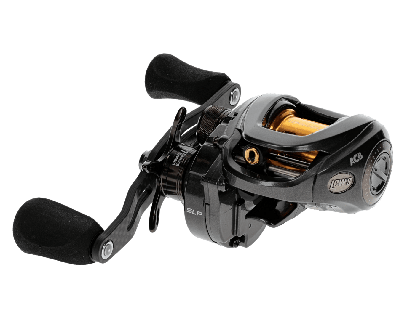 Lew's - Custom Lite SS Baitcast Reel Fishing Reel Lew's Fishing Right-Hand 7.5:1 
