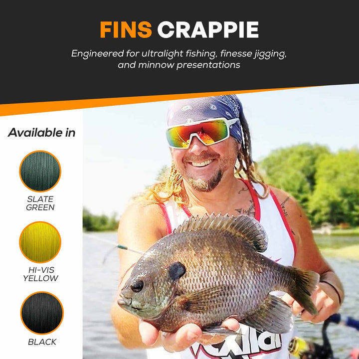 Crappie Fishing Braid Fishing Line FINS Braids 