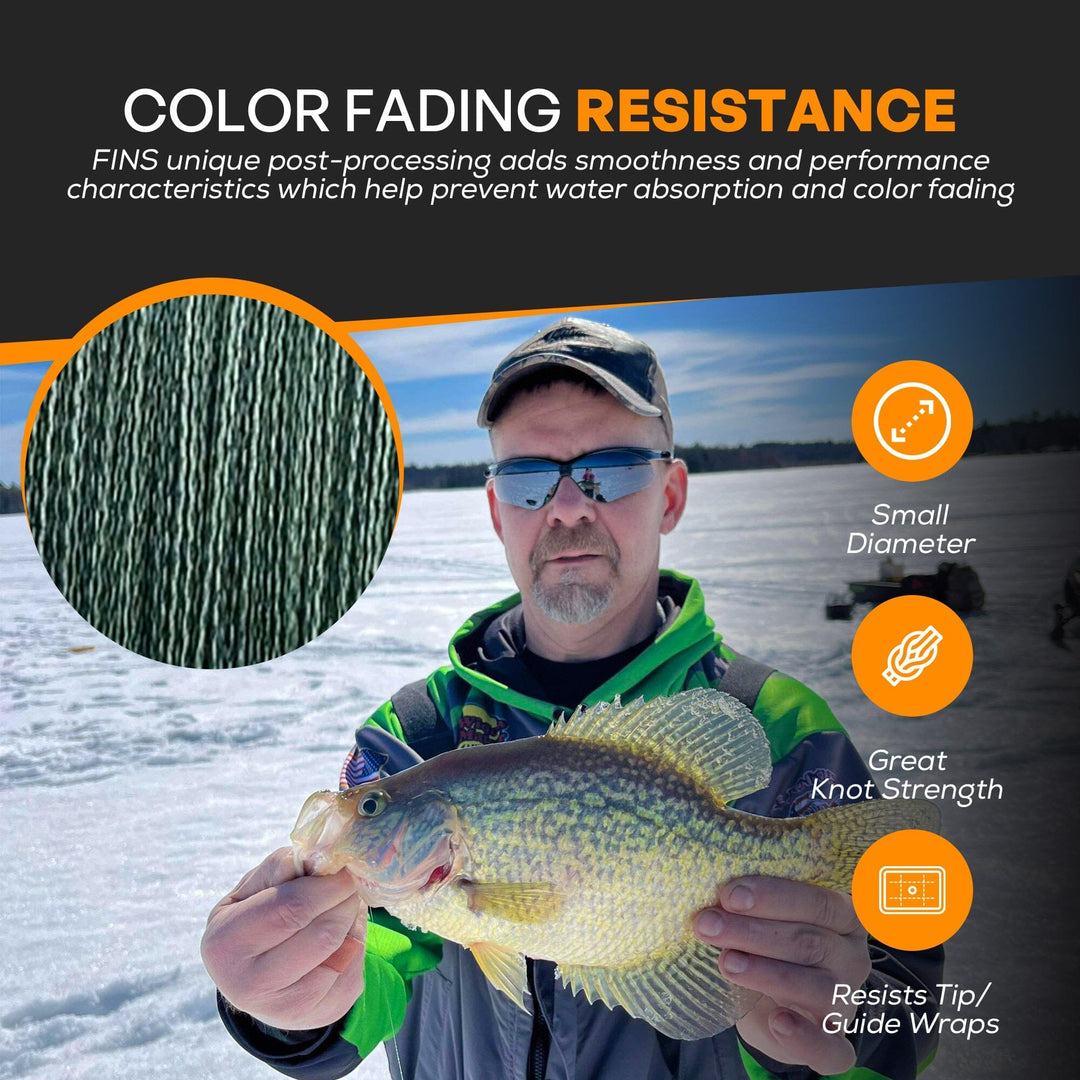 Crappie Fishing Braid Fishing Line FINS Braids 