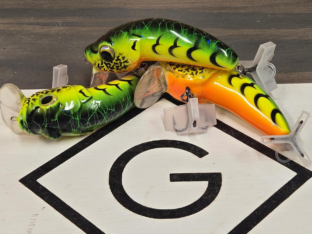 Diamond G Custom Baits - Hunchback Lure Diamond G Custom Baits Fire Tiger 