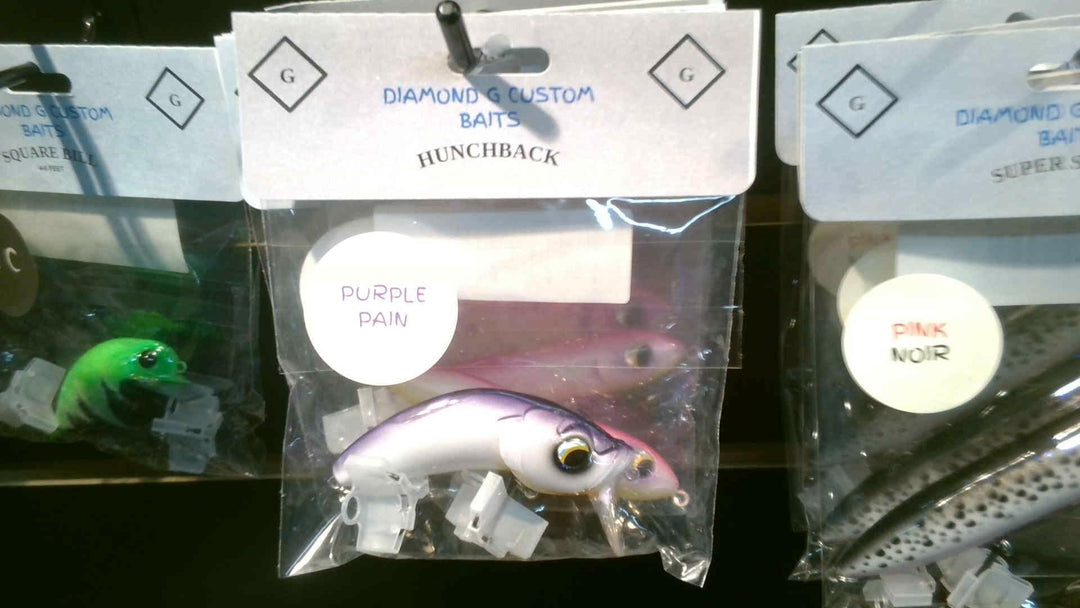 Diamond G Custom Baits - Hunchback Lure Diamond G Custom Baits Purple Pain 