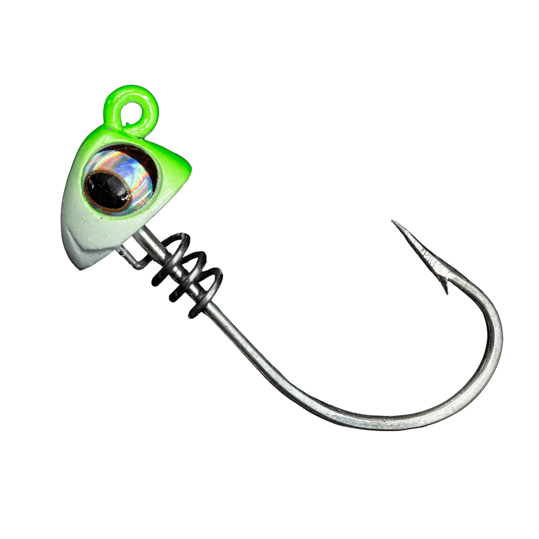 NLBN - 5" Jig Heads NLBN Limesider 3/4oz 