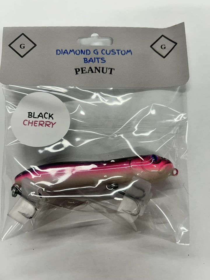 Diamond G Custom Baits - Peanut Diamond G Custom Baits Black Cherry 