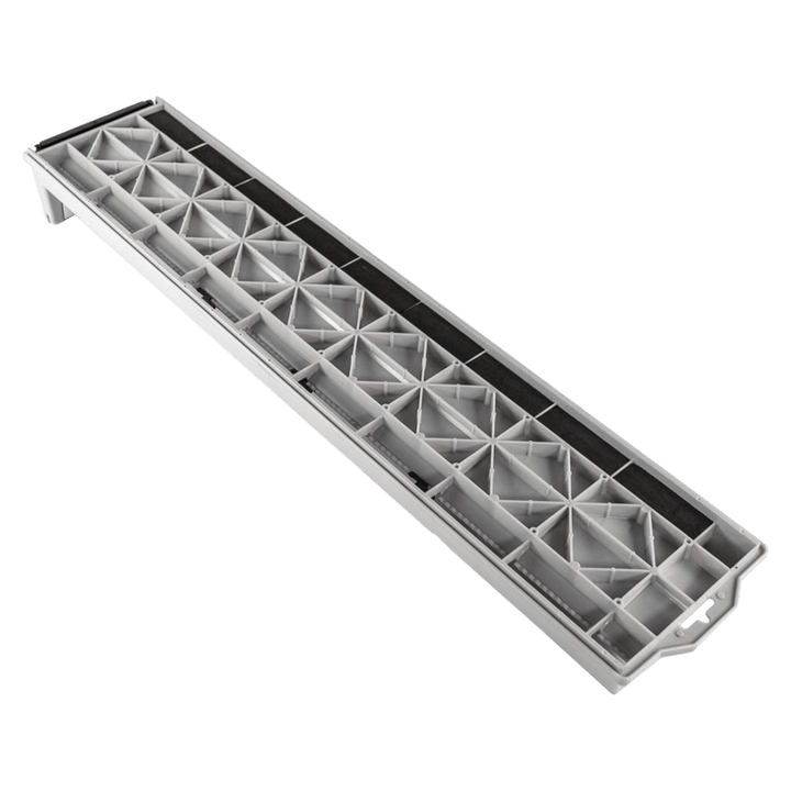 LeaderBoard - 28" Measuring Board with Built-In Identifier Holders and Cull Tabs, Overcast Grey YakAttack 