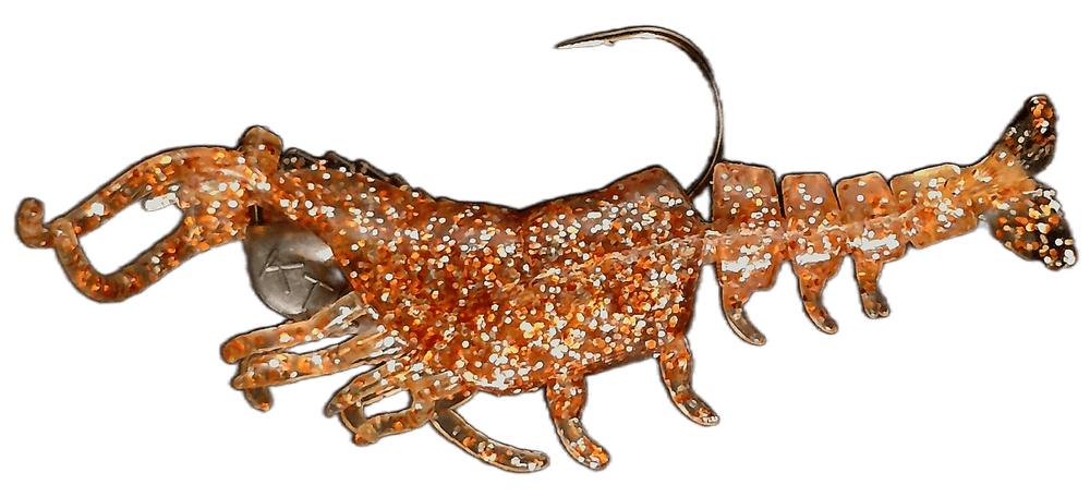 Knockin Shrimp Knockin Tail Lures Shrimp Cracklin 3" 1/8oz