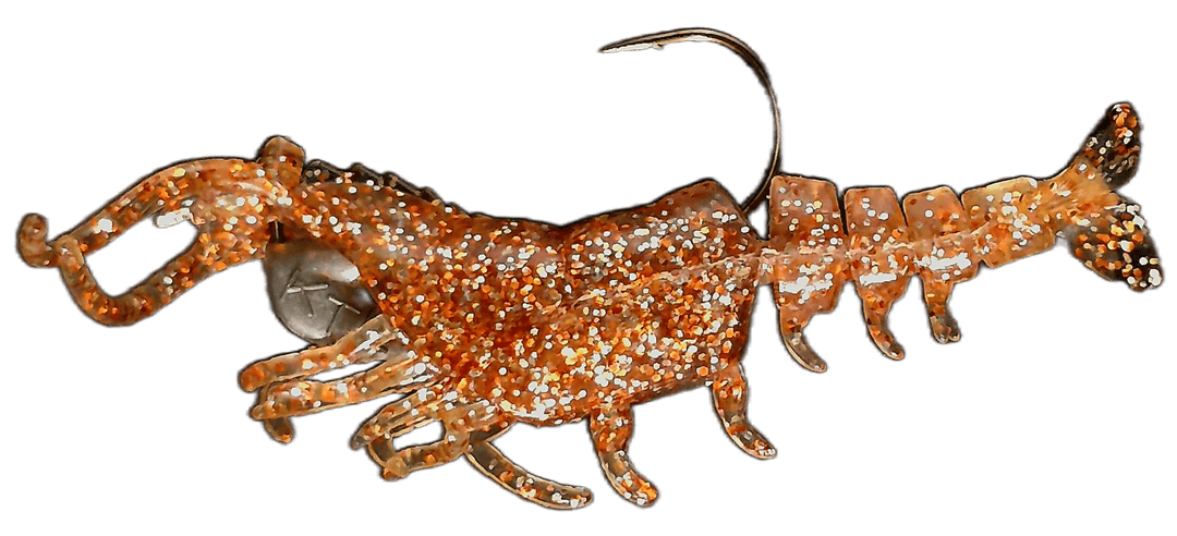 Knockin Shrimp Knockin Tail Lures Shrimp Cracklin 3" 1/8oz