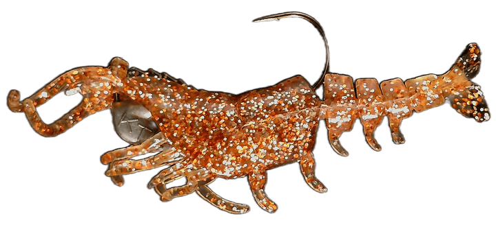 Knockin Shrimp Knockin Tail Lures Shrimp Cracklin 3" 1/8oz