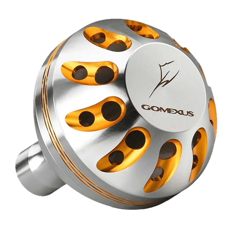 Gomexus Aluminum Reel Power Knob 35 38 41mm A38 Reel Parts Gomexus Silver/Gold 38mm 