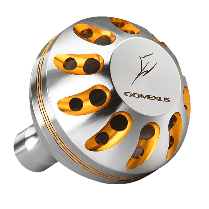 Gomexus Aluminum Reel Power Knob 35 38 41mm A38 Reel Parts Gomexus Silver/Gold 38mm 