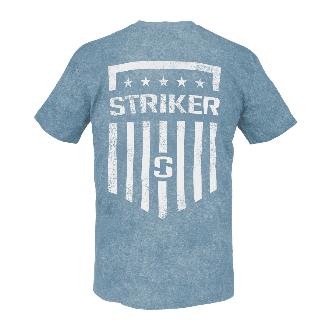 Striker® Freedom Flag Tee Clothing Striker Sky S 