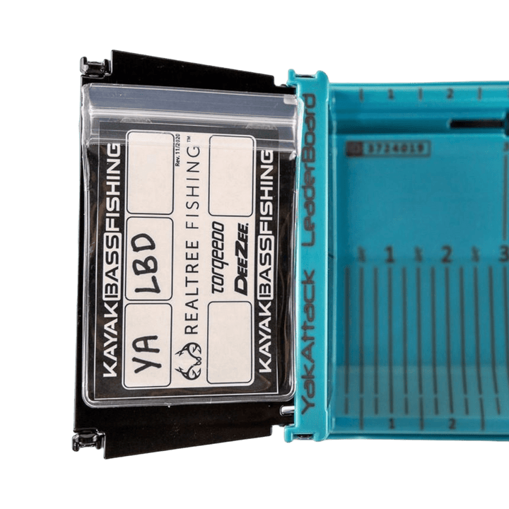 LeaderBoard - 28" Measuring Board with Built-In Identifier Holders and Cull Tabs, Glacier Blue YakAttack 