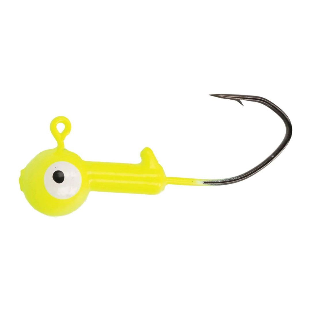 Eagle Claw - Lazer Sharp Pro-V Ball Head Jig Eagle Claw Chartreuse 1/16oz 
