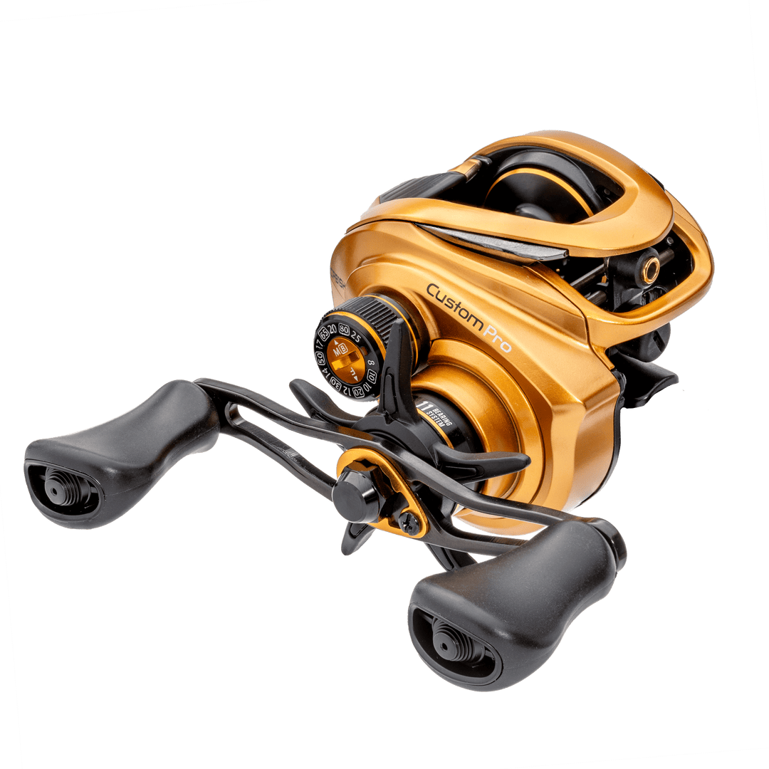 Lew's - Custom Pro Low-Profile Baitcast Reel Fishing Reel Lew's Fishing Right-Hand 7.5:1 