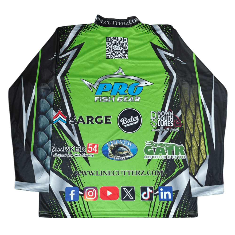 Line Cutterz™ Performance Fishing Jersey Shirts Line Cutterz 