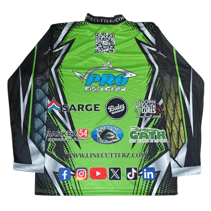 Line Cutterz™ Performance Fishing Jersey Shirts Line Cutterz 