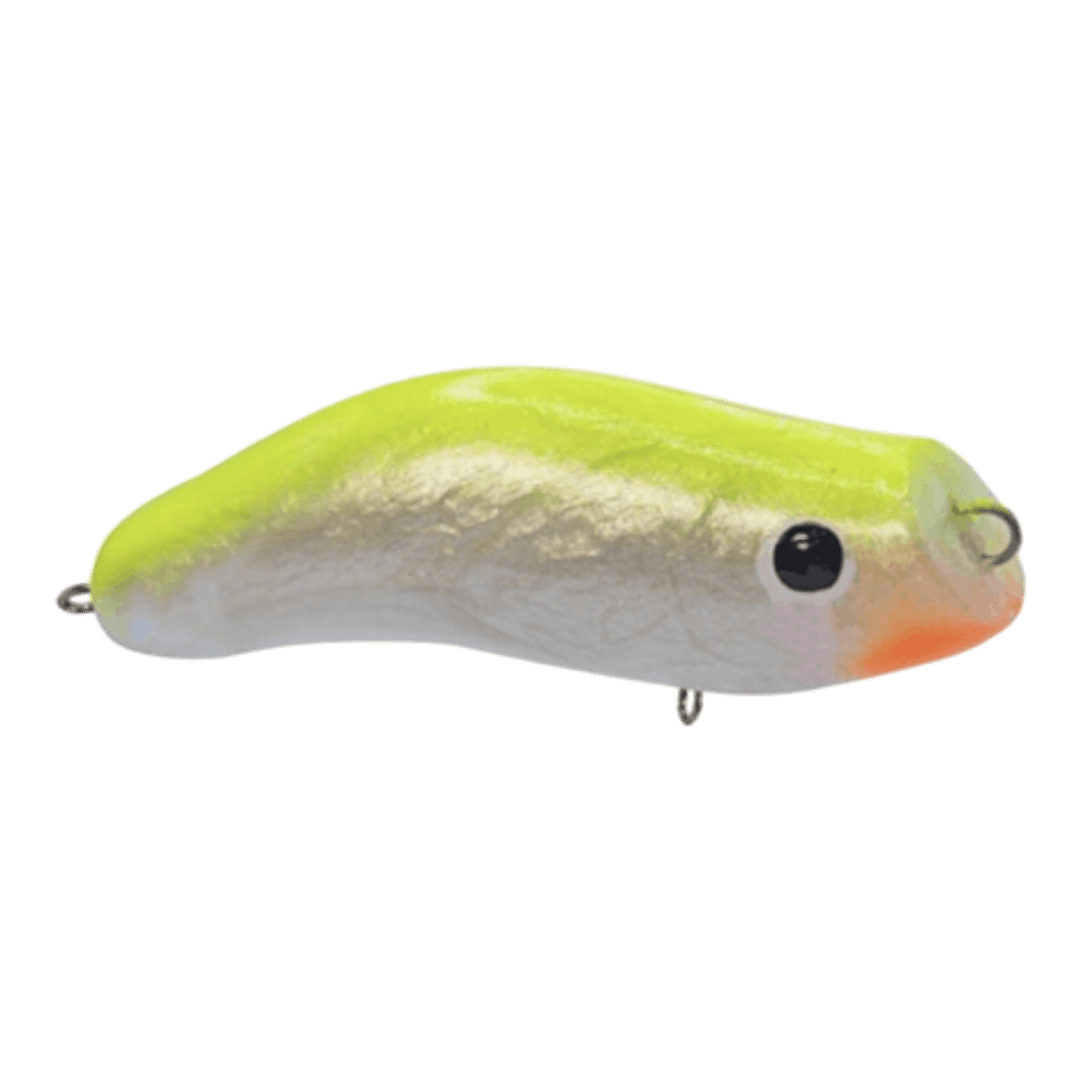Paul Brown's Crazy Croaker Sinking Twitchbait Mirrolure Pearl Chartreuse 