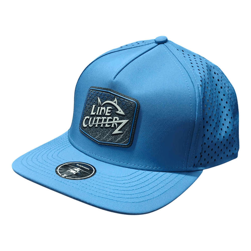 Line Cutterz Performance Snapback Hat Hats Line Cutterz Blue 