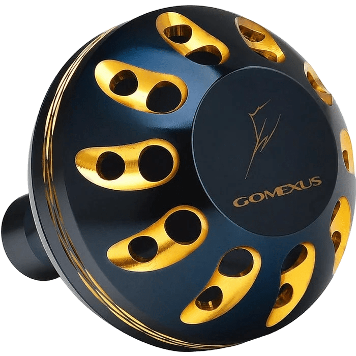 Gomexus Aluminum Reel Power Knob 35 38 41mm A38 Reel Parts Gomexus Blue/Gold 38mm 