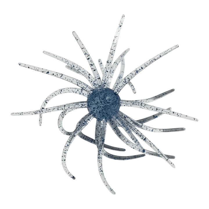 Pro Fish Gear 20MM Urchin Soft Plastic Bass Baits: Bass Buffet Collection Lure Line Cutterz Blue Raspberry 