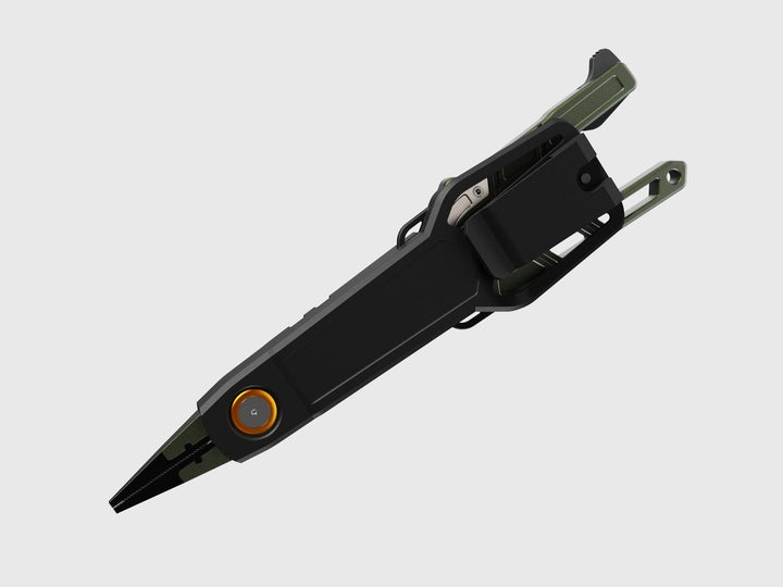 Line Cutterz Elite Deep Reach 12-Inch Fishing Pliers with Retractable Ceramic Line Cutter