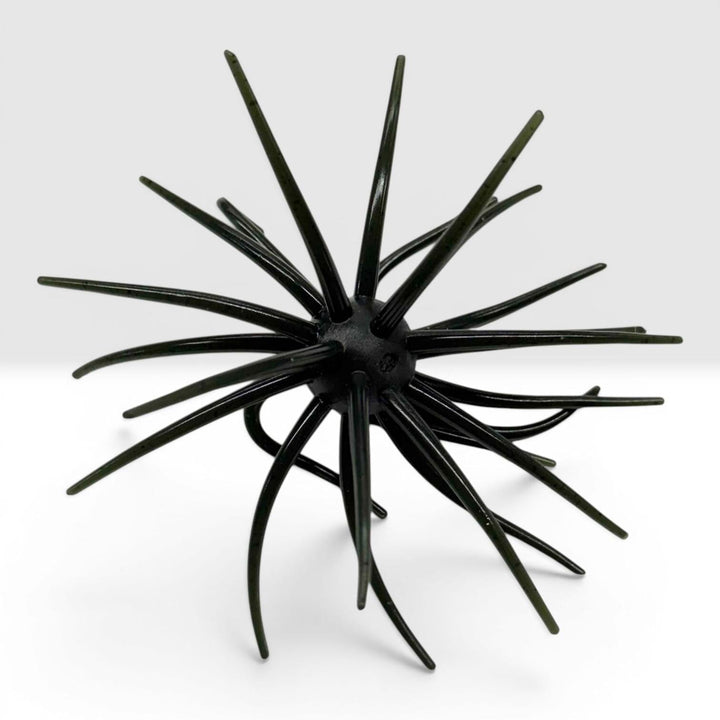 Pro Fish Gear Urchin Soft Plastic Bass Baits – Bass Buffet Collection Line Cutterz Black Licorice 