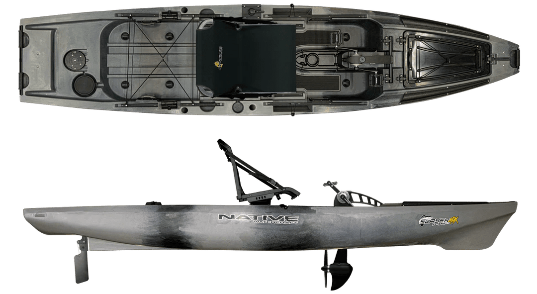 Slayer Propel 12.5 MAX Kayak Kayaks Native Watercraft Grey Goose 