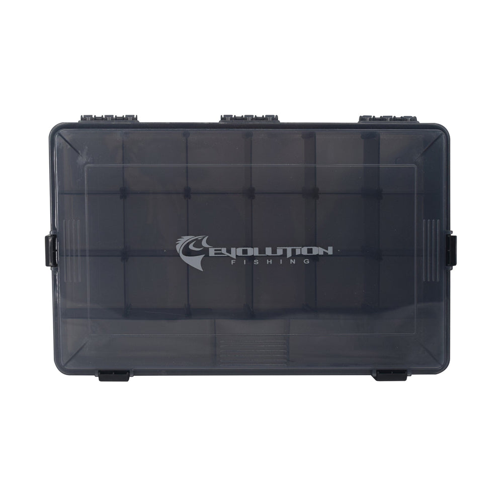 3700 4-Latch Water Proof Tackle Tray Tackle Storage Evolution Outdoor 