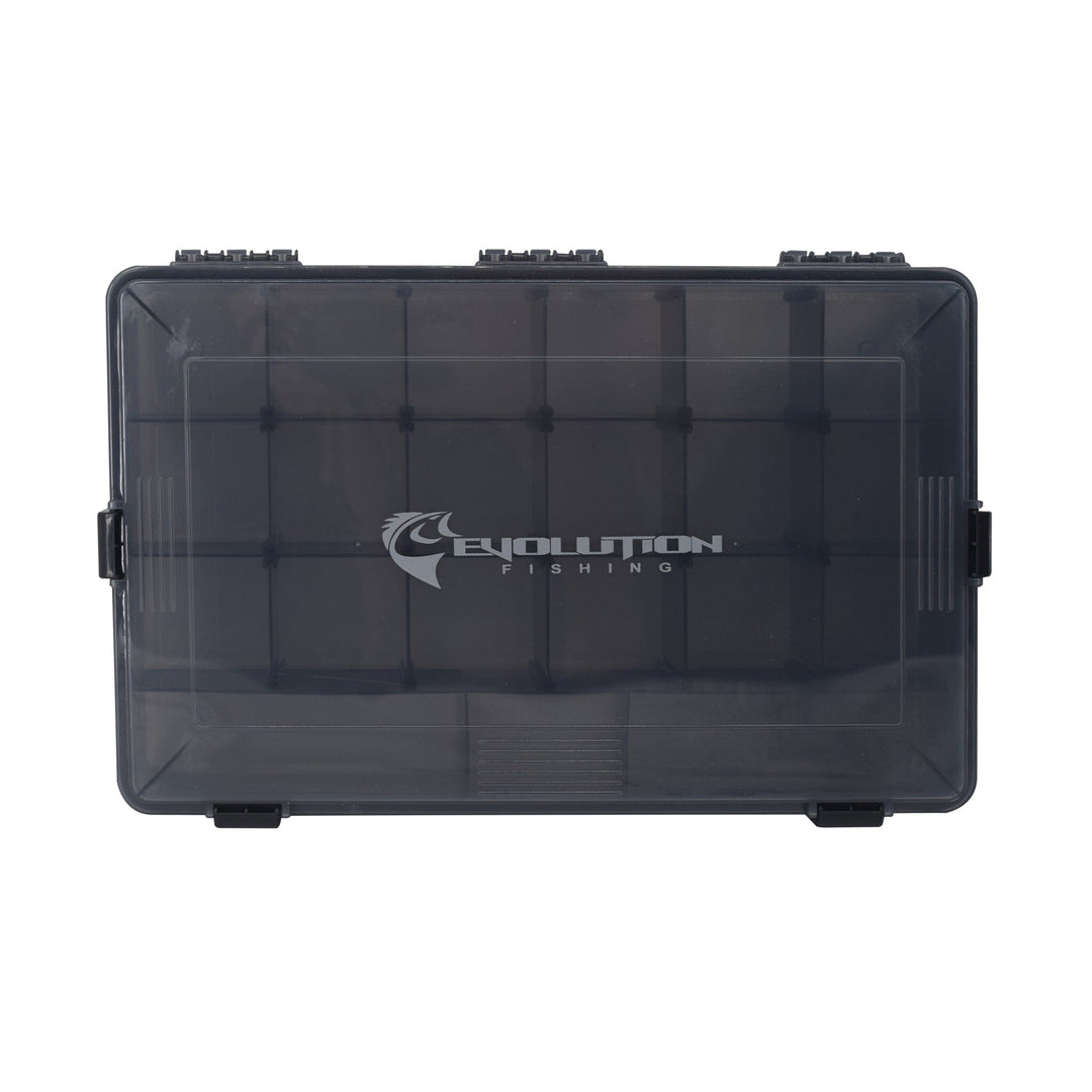 3700 4-Latch Water Proof Tackle Tray Tackle Storage Evolution Outdoor 