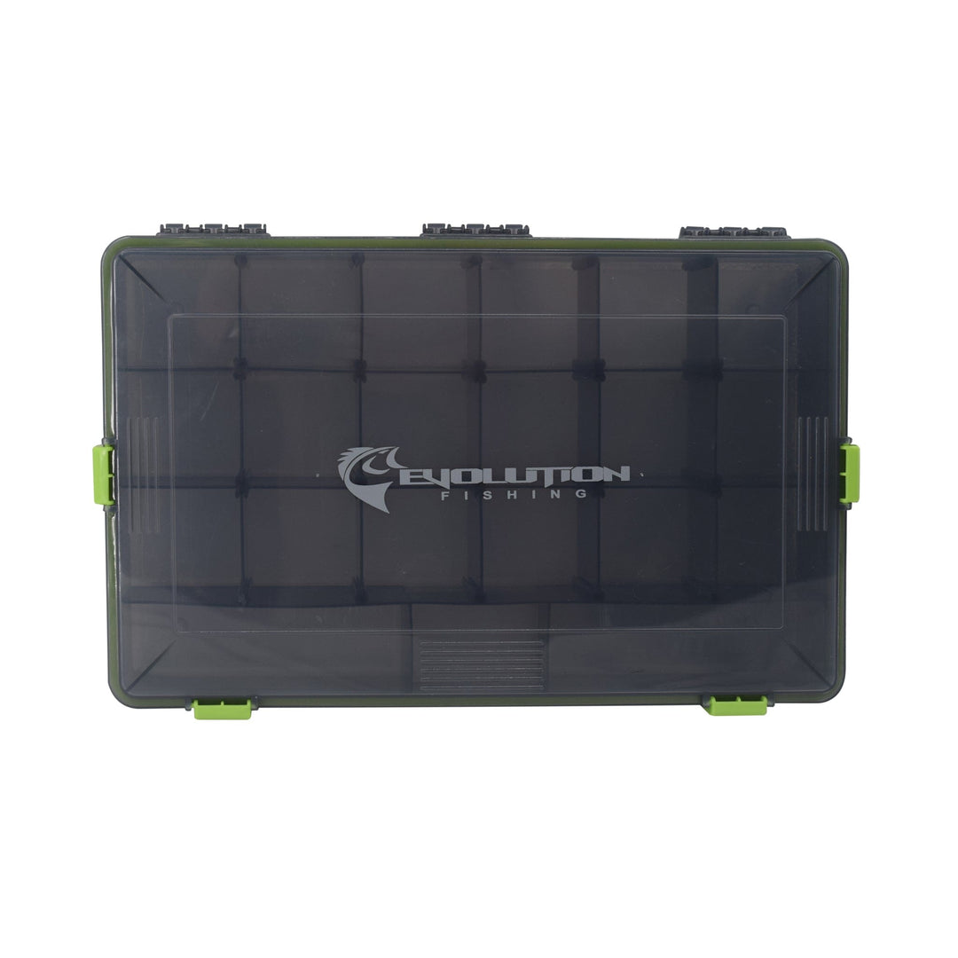 3700 4-Latch Water Proof Tackle Tray Tackle Storage Evolution Outdoor 