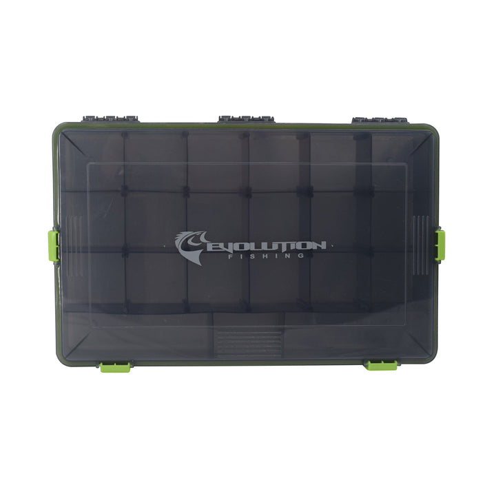 3700 4-Latch Water Proof Tackle Tray Tackle Storage Evolution Outdoor 