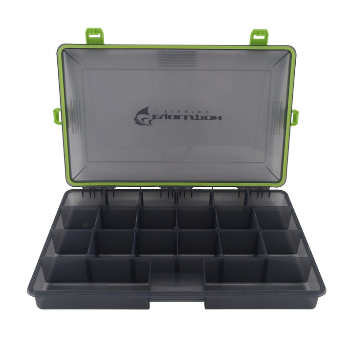 3700 4-Latch Water Proof Tackle Tray Tackle Storage Evolution Outdoor 